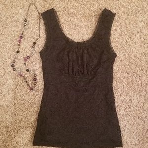 Adorable Black Lace Top